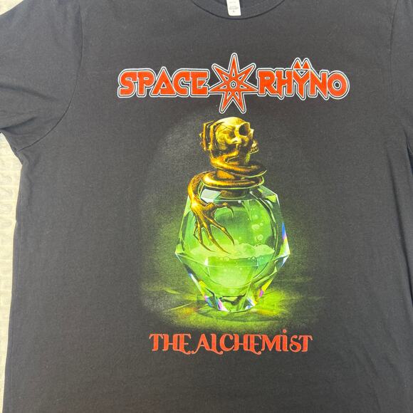 Space Rhyno The Alchemist  Graphic T-Shirt Adult Tee Size XL HTF Rare - Picture 6 of 7